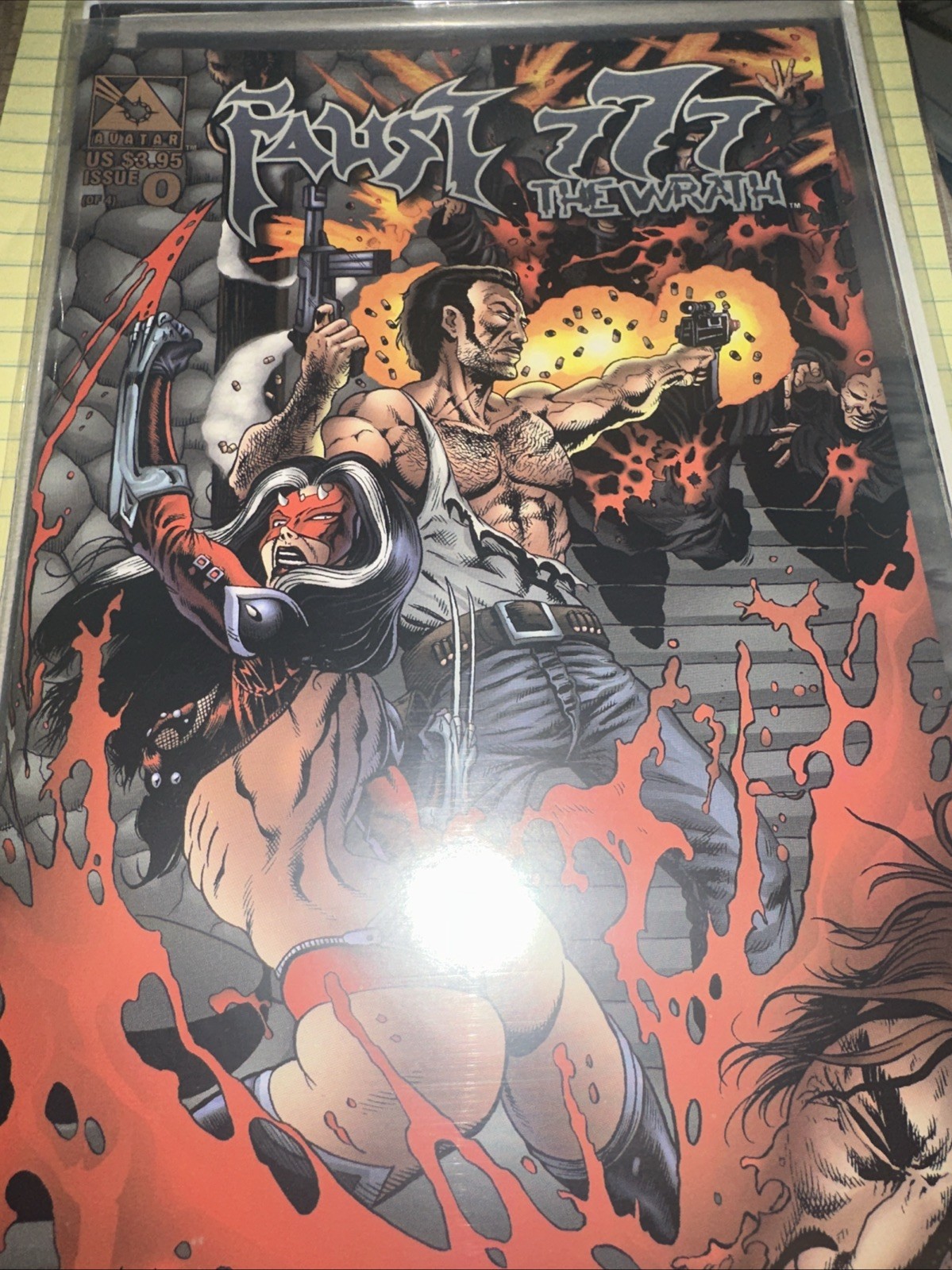 Faust 777: the Wrath-Darkness in Collision #0 (Avatar Press December 1998)
