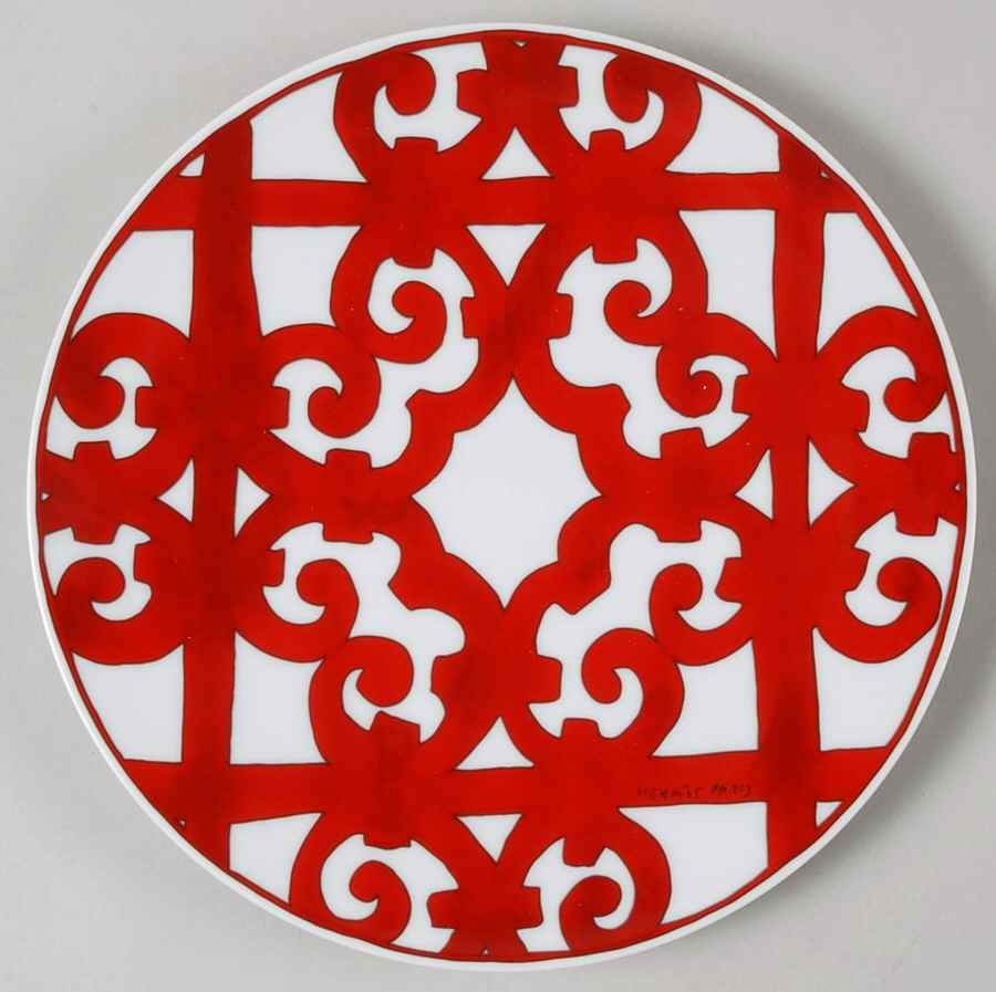 Hermes Balcon du Guadalquivir Dessert Pie Plate 6456917
