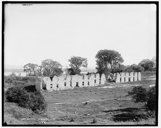 Photo:Crown Point New York 1907 Ruins of Fort Crown Point Lake Champlain