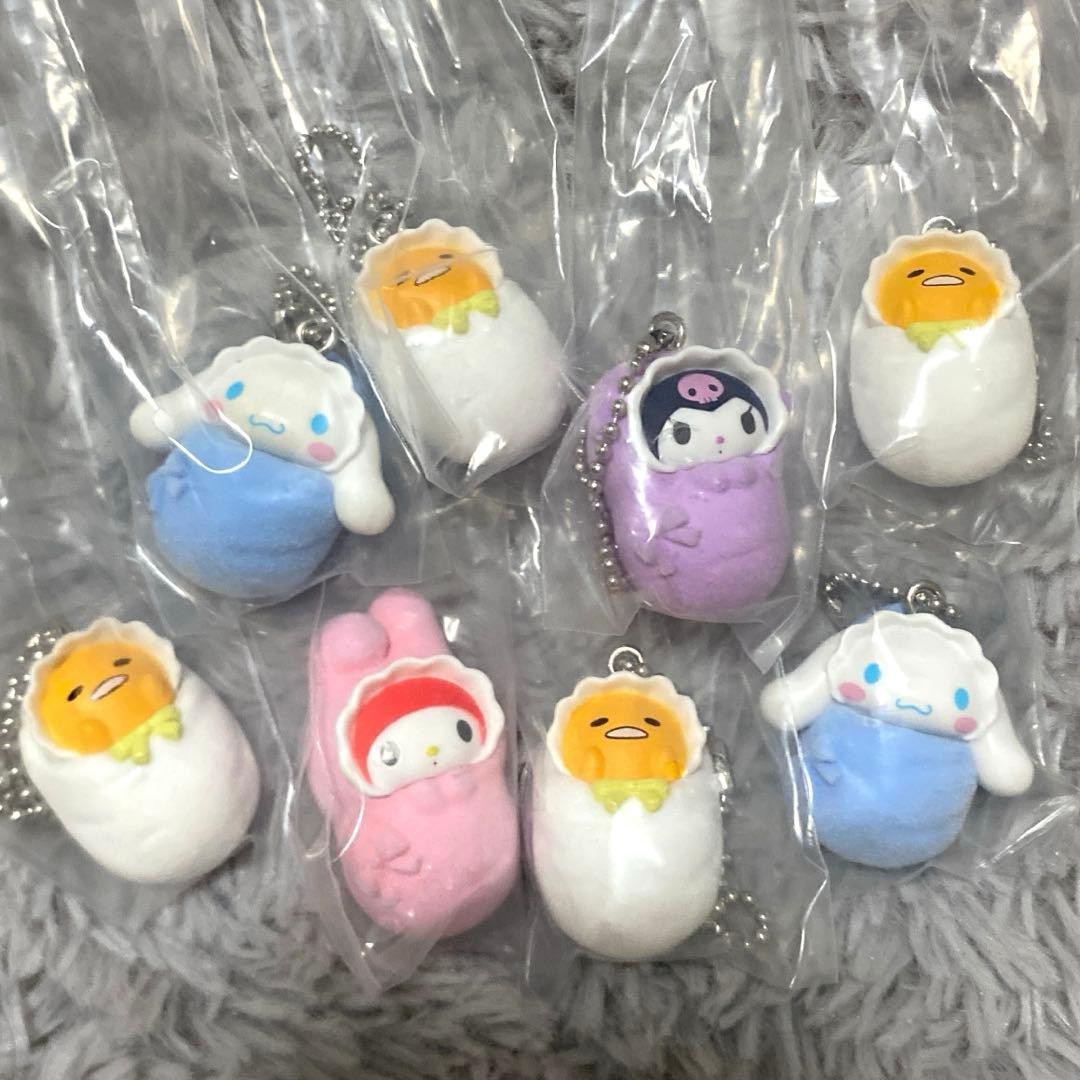 Sanrio Gudetama Mascot Swaddle Baby Mascot vol.3 8pcs set Sanrio Sanrio Sanrio