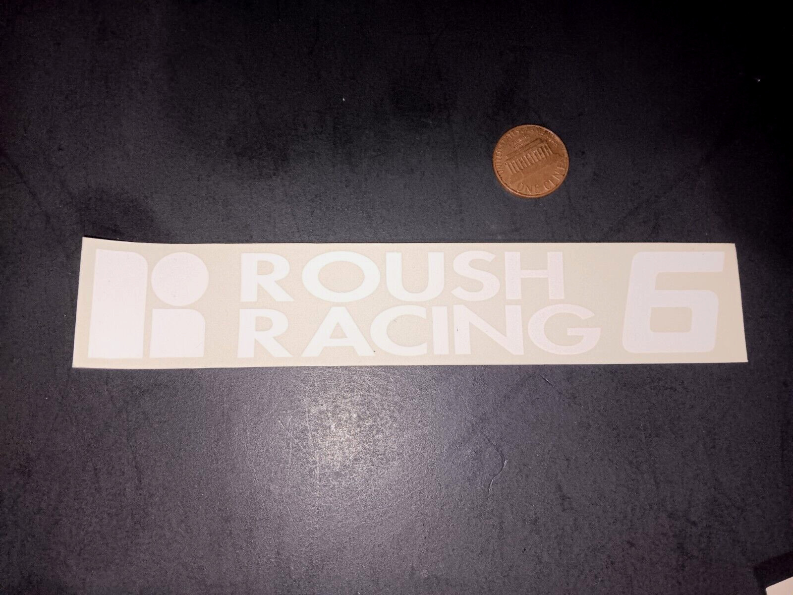VINTAGE RR#6 Sticker / Decal RACING ORIGINAL OLD STOCK