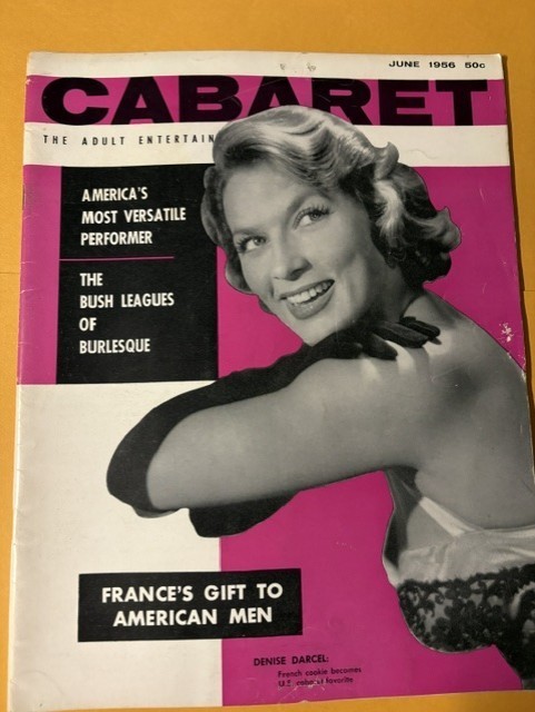 CABARET JUNE 1956 BURLESQUE PHOTOS ARTICLES  BLAZE STAR OTHERS SEE SCANS B4U BID