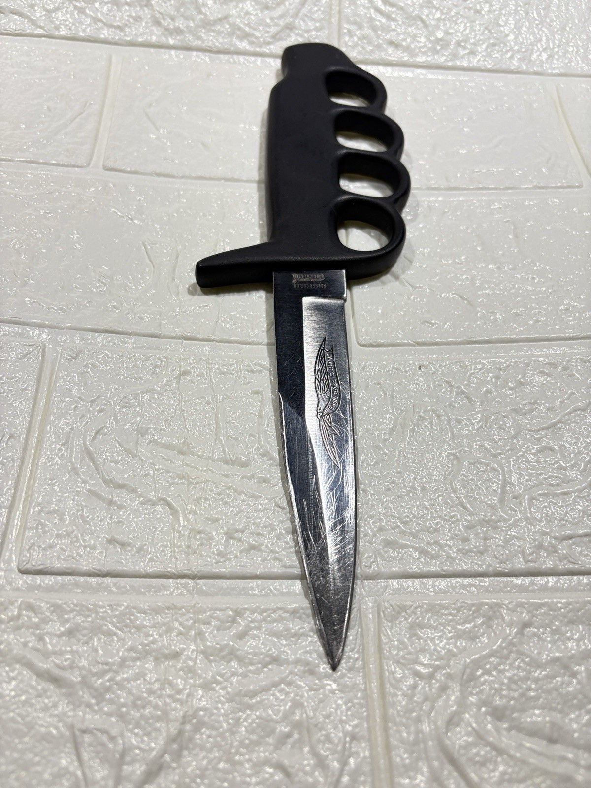 Vintage 1984 Parker/EagleBrand Cutlery Boot Dagger Fighting Knife Surgical Steel