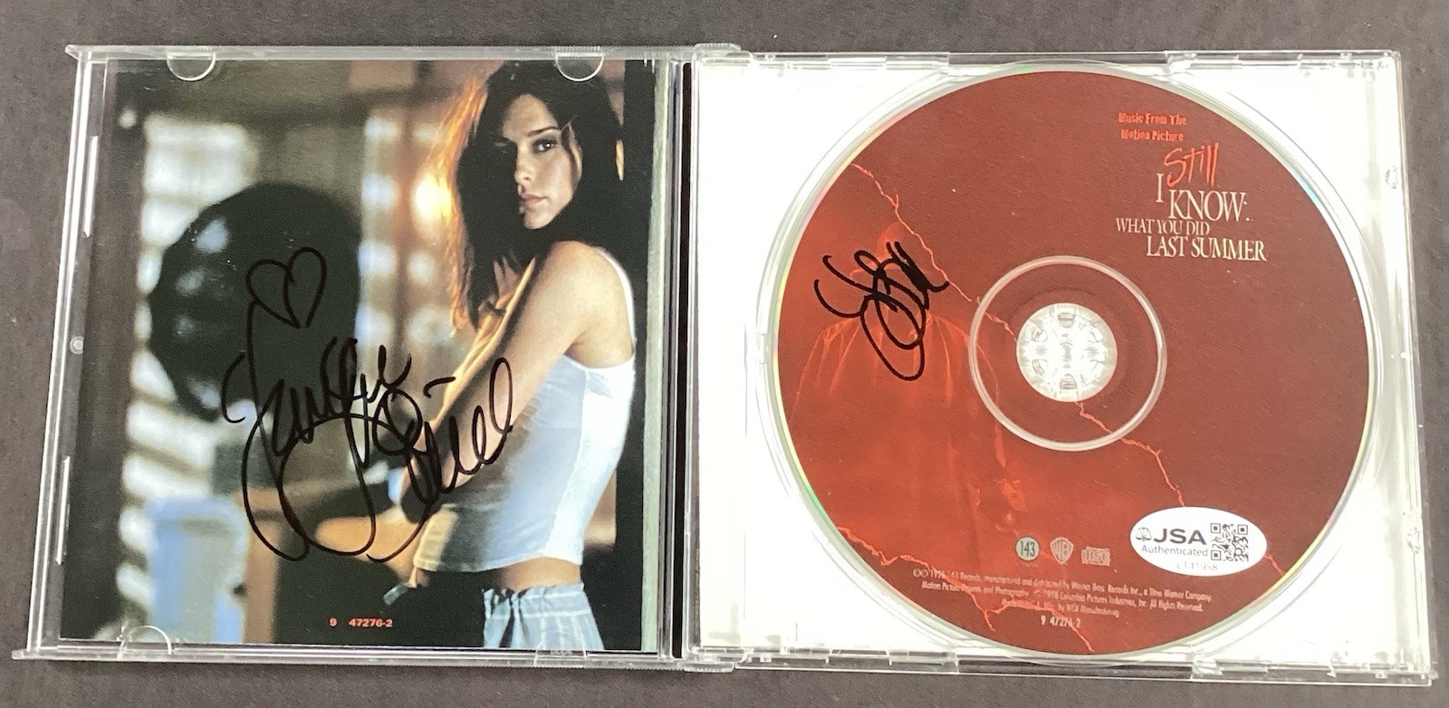 Jennifer Love Hewitt 2x Signed CD & Jacket Last Summer Music Autograph JSA