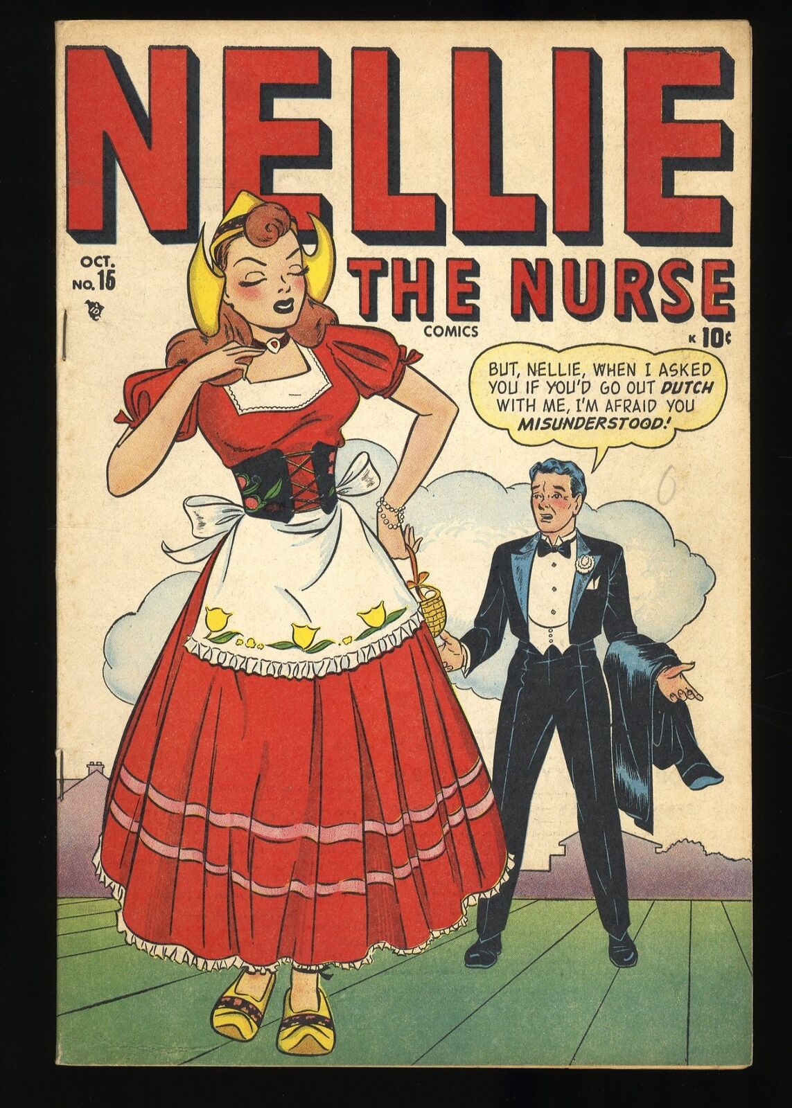 Nellie the Nurse #15 FN+ 6.5 Marvel Timely Good Girl Art Marvel 1948