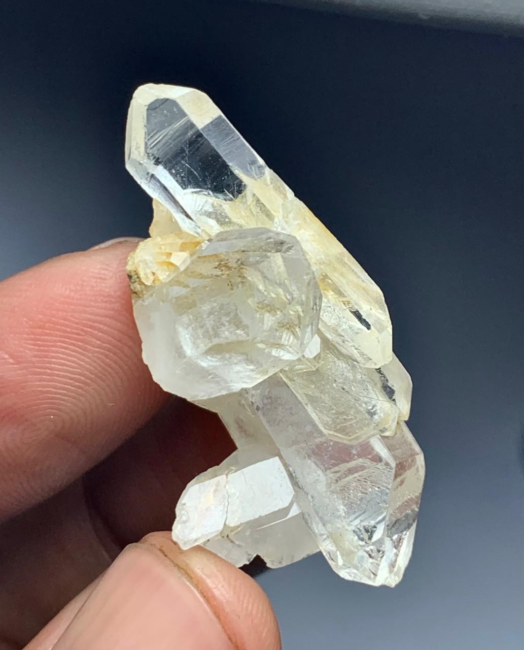 50 Carat Beautiful double Tarminated Quartz Crystal Bunch from Pakistan