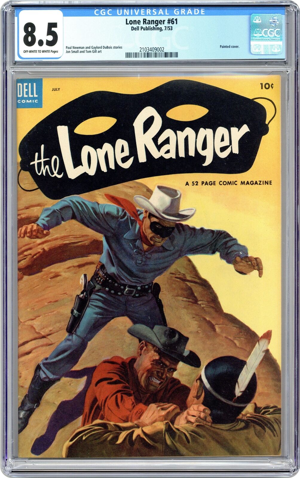 Lone Ranger #61 CGC 8.5 1953 2103409002