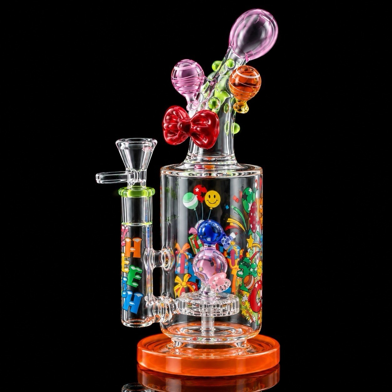 Cheech Glass 11 Inch Playful Design Water Pipe
