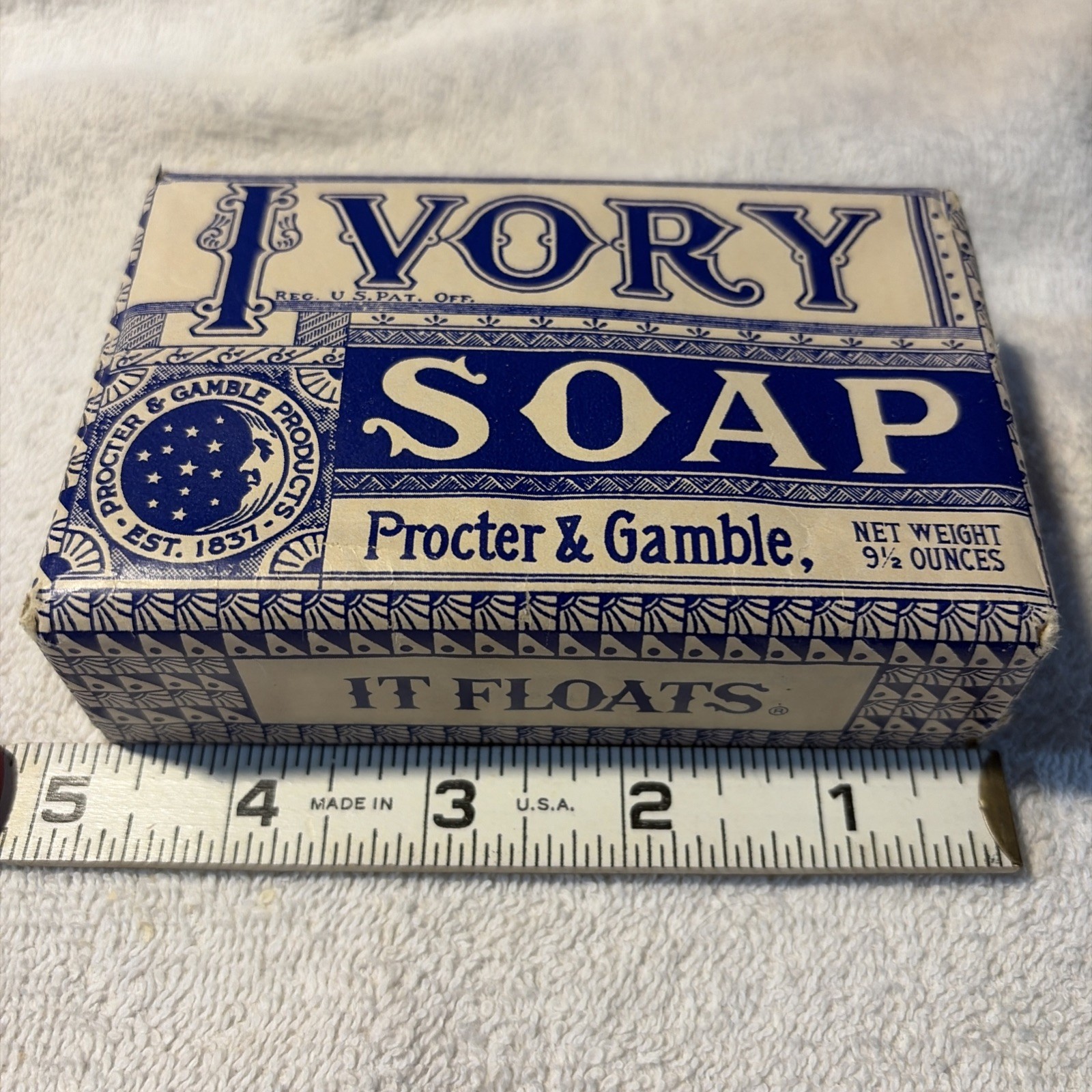 Vintage HTF IVORY SOAP Bar In Original Wrapper - Large Size 9.5 Oz. No Barcodes