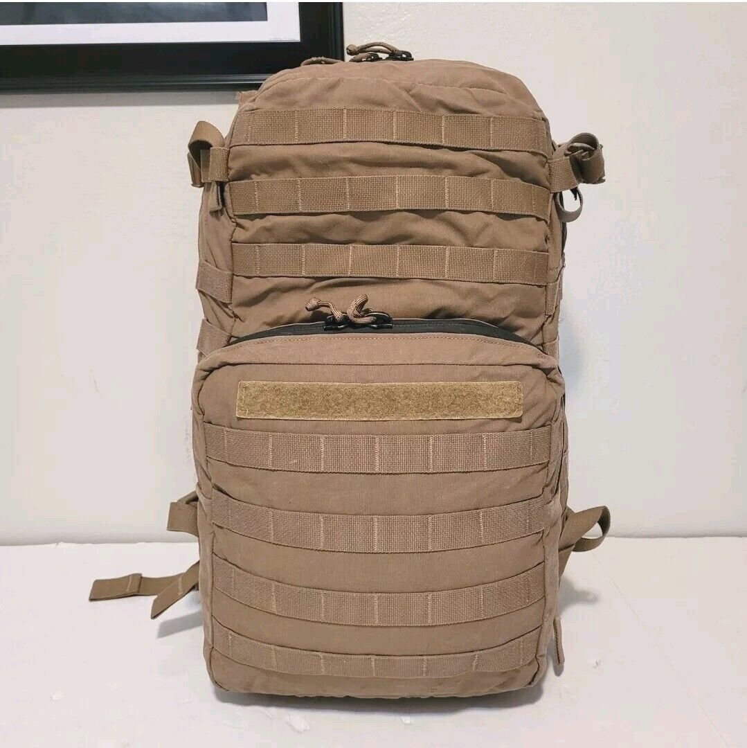USMC FILBE ASSAULT PACK Coyote Brown WITH PLASTIC STIFFENER- GOOD