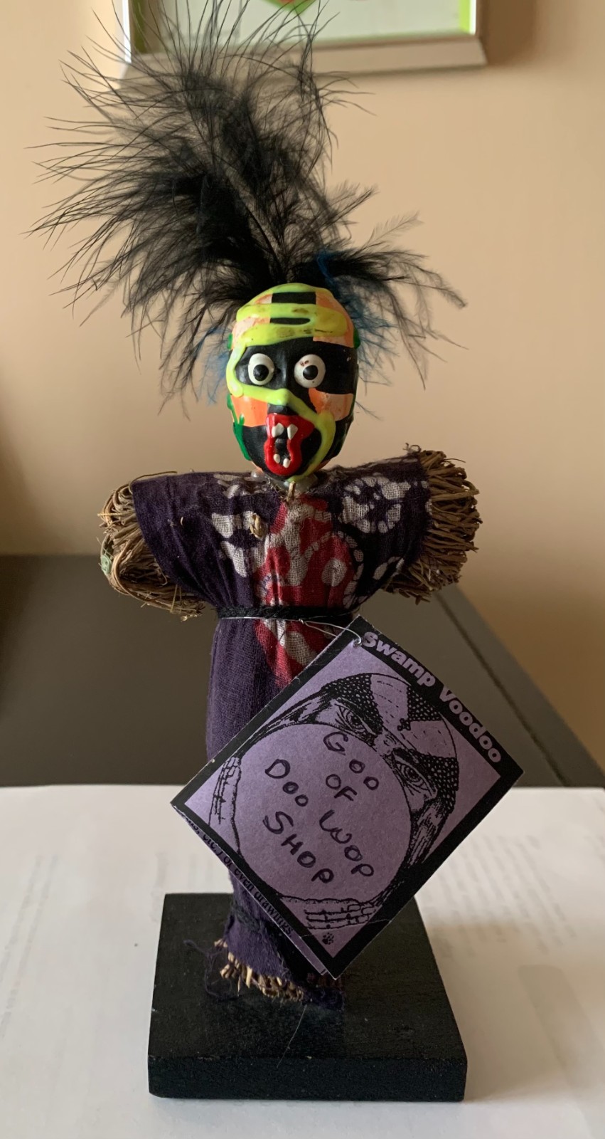 Voodoo Witch Doctor Figure New Orleans Souvenir Handmade NEW  **Free Shipping**