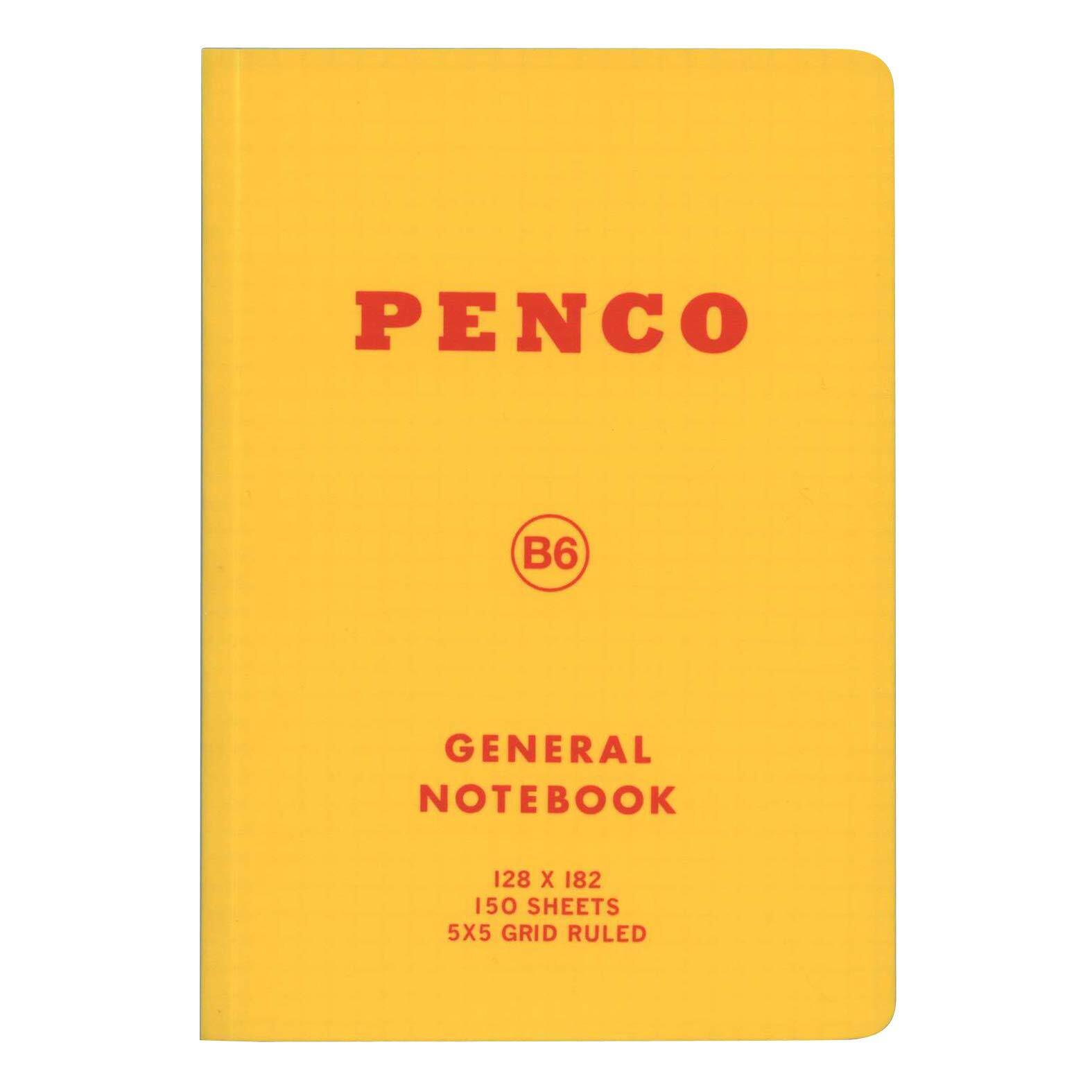 High Tide CN159 Penco Notebook B6 Grid Yellow yelow