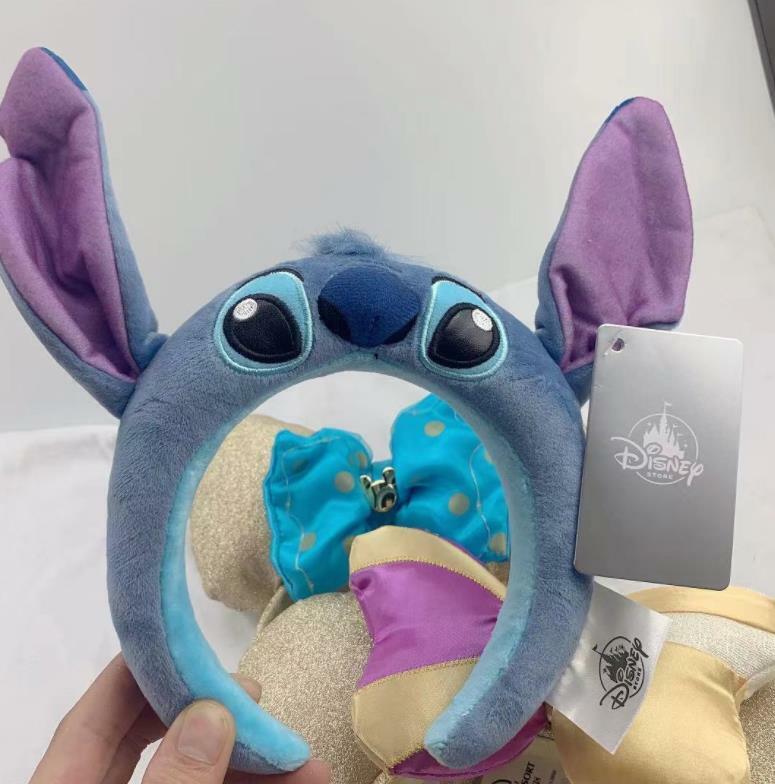 2021 Disney Parks  Stitch Plush Ears Mouse Headband - NEW