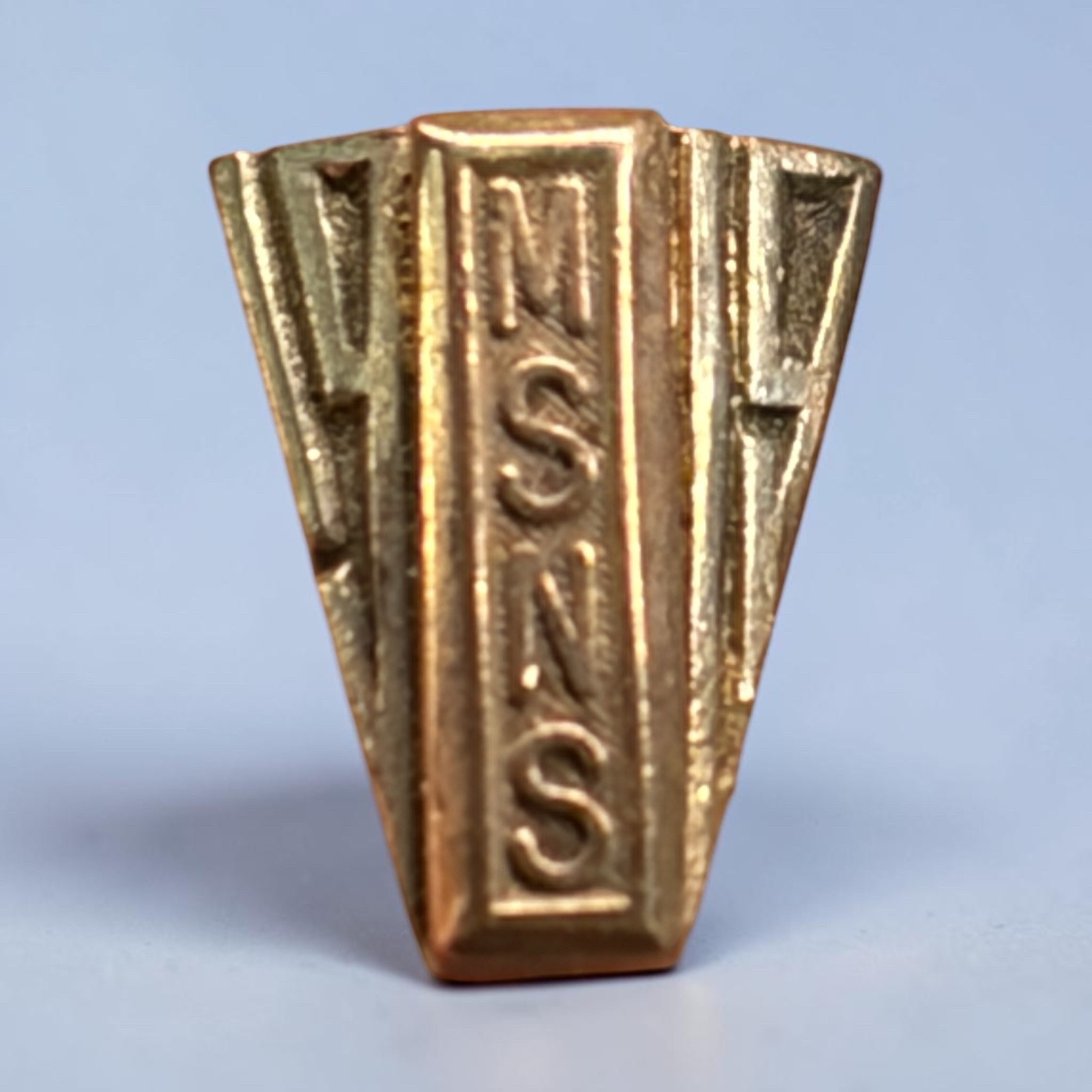 1919 10K Gold Normal School Pin Antique Teaching School Vintage Jewelry