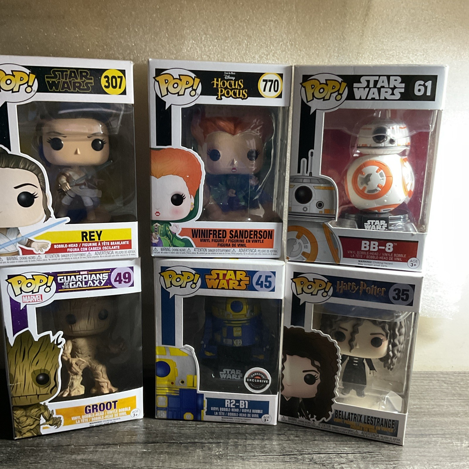 Funko Pop 6pc Mixed Lot Boxed Exclusive Smuggler's Bounty Star Wars+