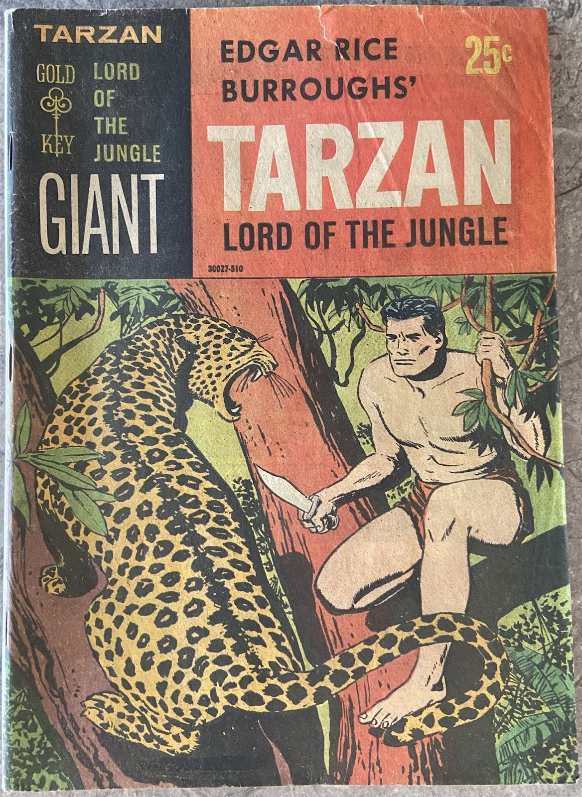Edgar Rice Burroughs’ Tarzan Lord of the Jungle Giant #1 (1965) Gold Key Comics