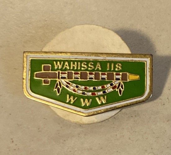 Wahissa Lodge 118 Boy Scout Hat Pin