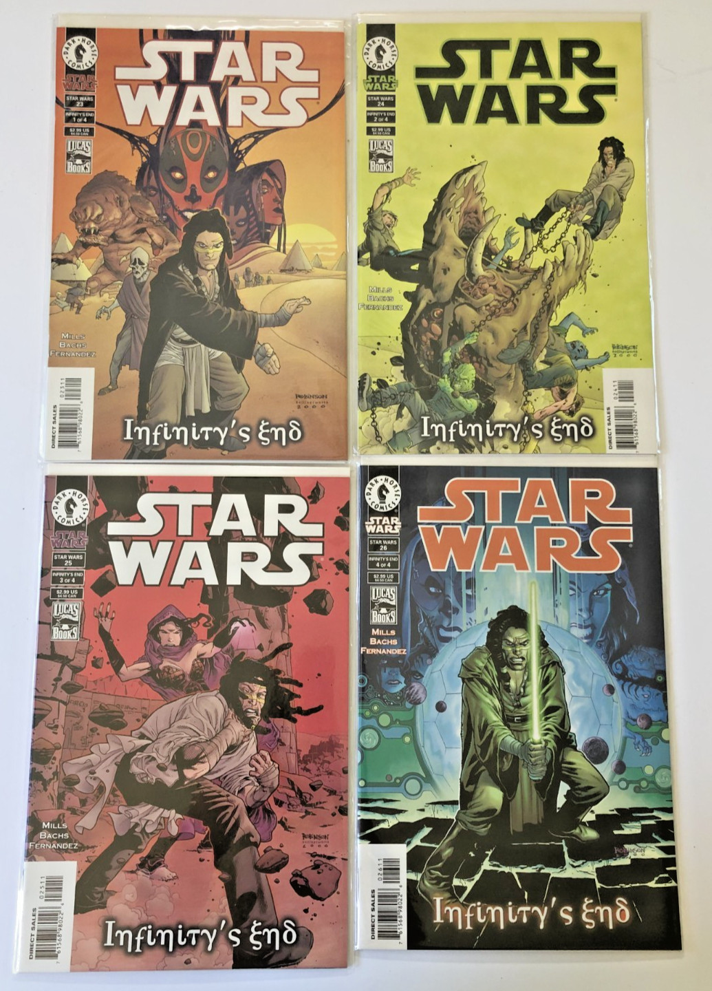 ๐ Star Wars: Infinity\'s End #1-4 (Dark Horse, 2000) Complete High Grade Set ๐ฅ ๐ Star Wars: Infinity\'s End #1-4 (Dark Horse, 2000) Complete High Grade Set ๐ฅ