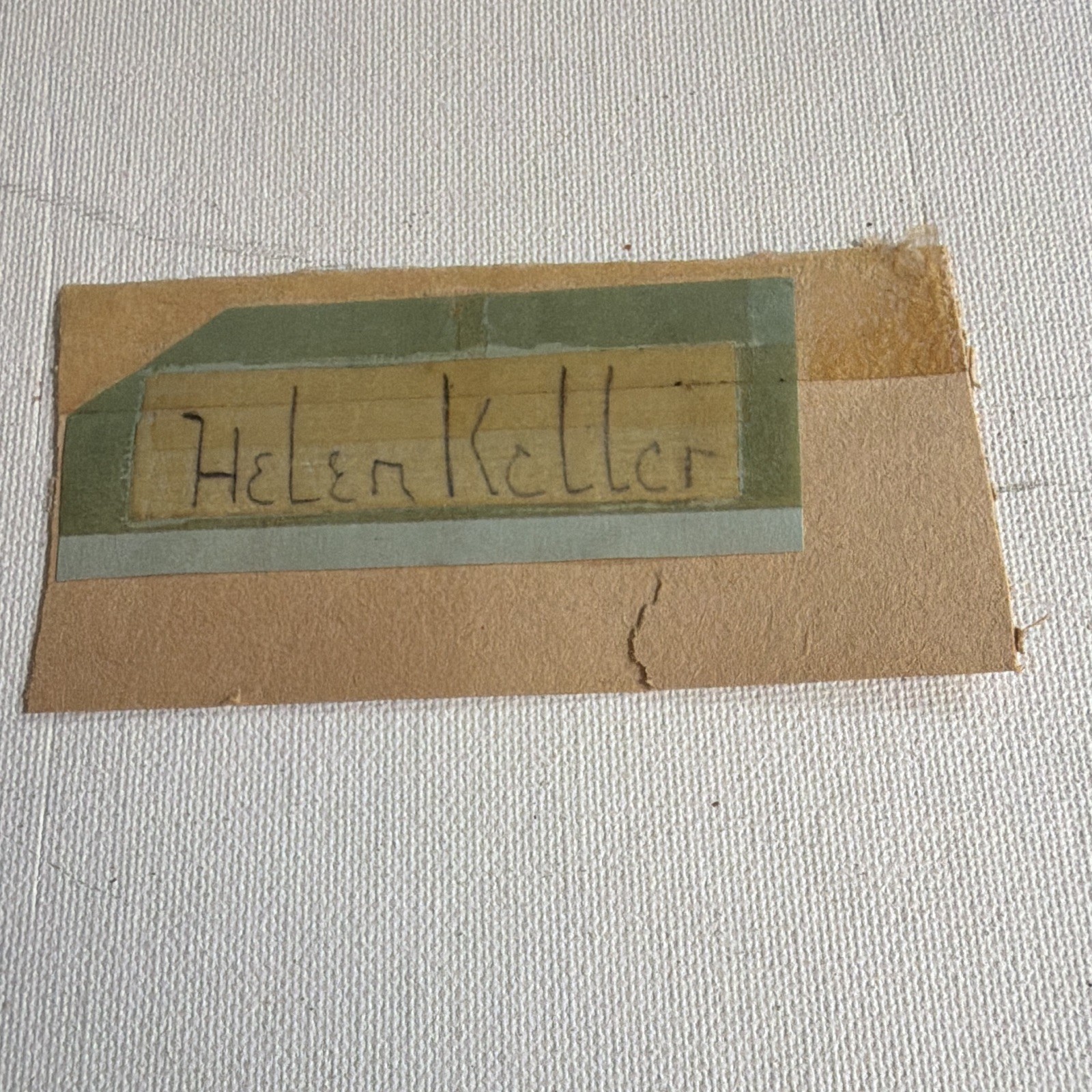 Helen Keller Original Signature Autograph - Historical Signed Name on Paper Helen Keller Original Signature Autograph - Historical Signed Name on Paper