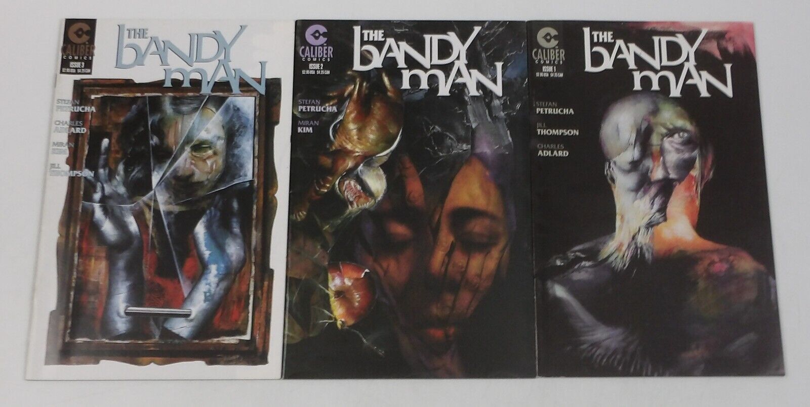 Bandy Man #1-3 VF complete series - Stefan Petrucha - Jill Thompson - 2 set