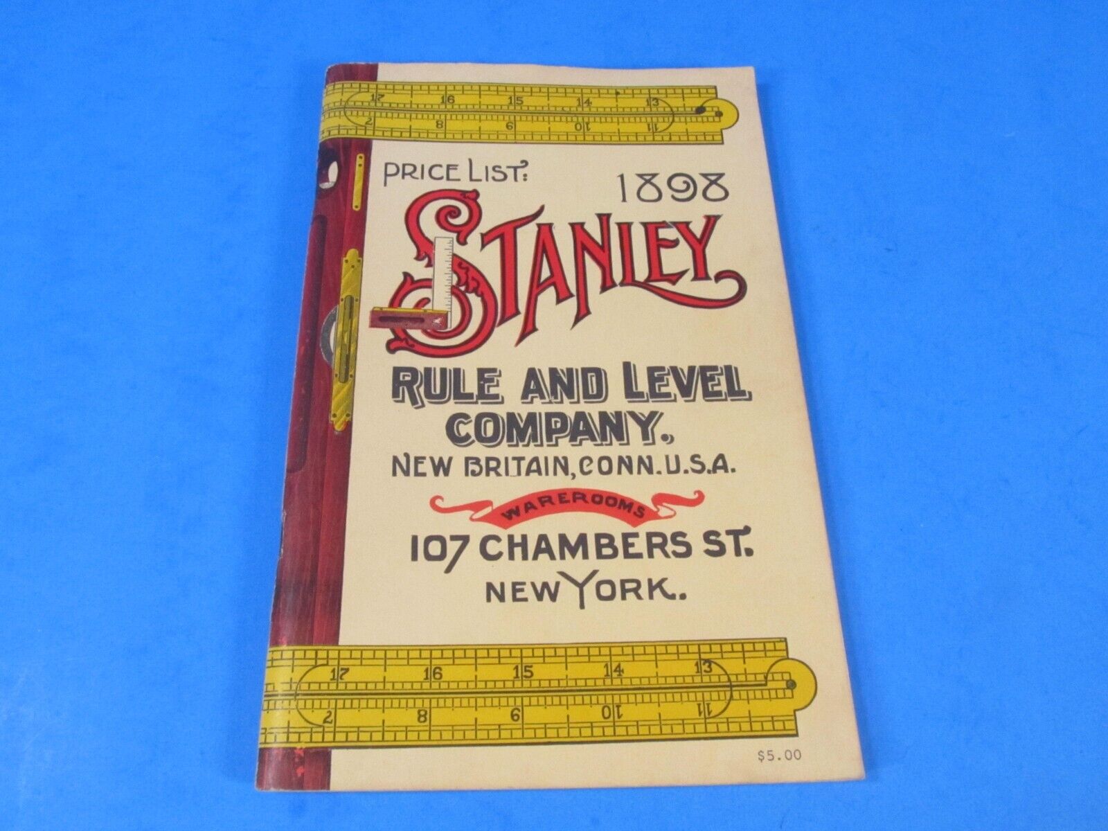 1975 Ken Roberts reprint of 1898 Stanley Rule & Level catalog planes color pages