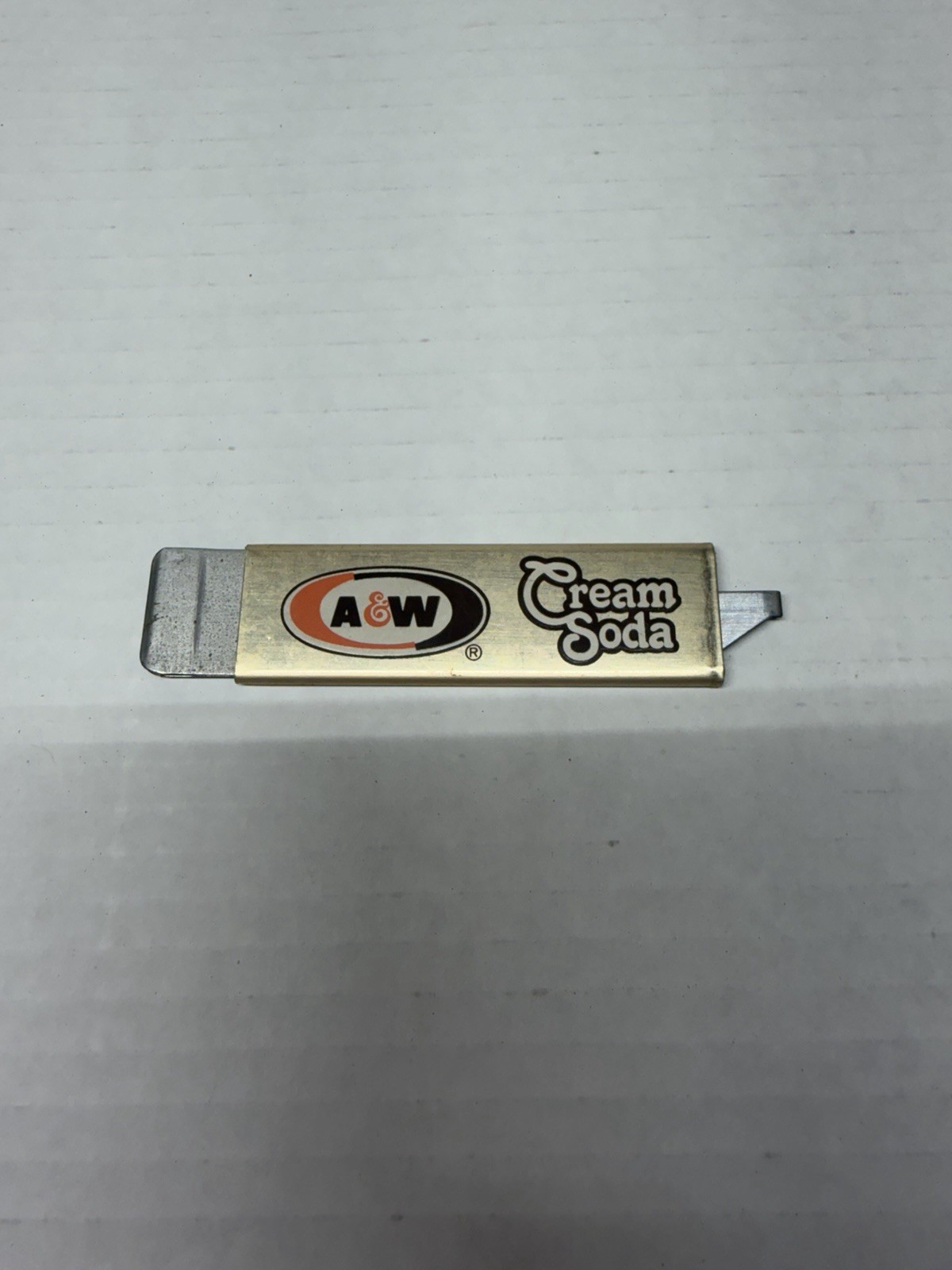 Vintage A&W Cream Soda Advertisement Utility knife Box cutter 