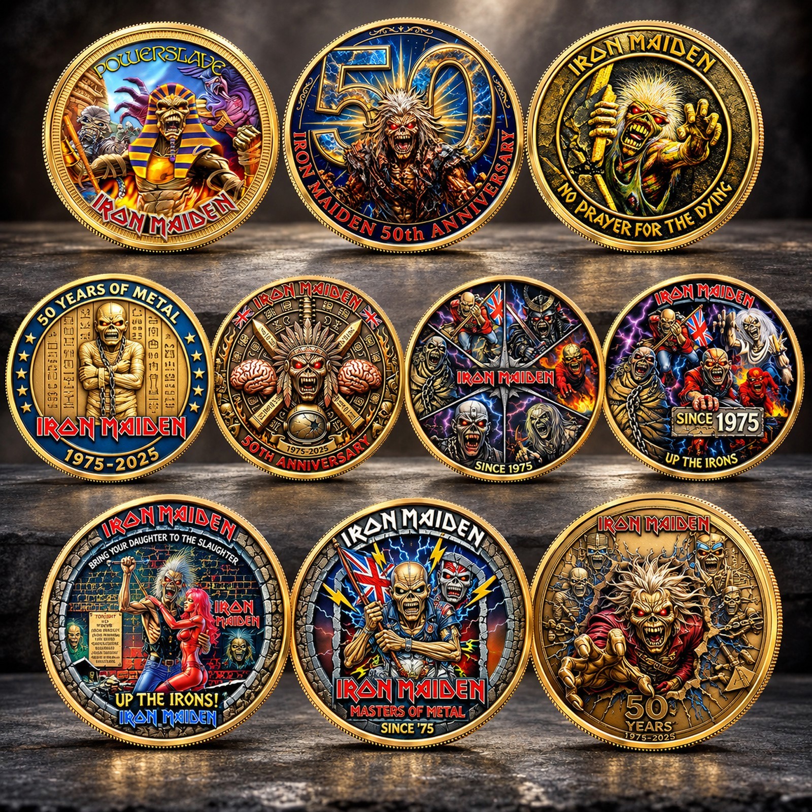 Iron Maiden 10 Piece Commemorative Coin