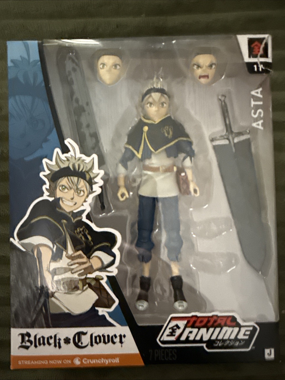 Jazwares Total Anime Black Clover Asta 5.5” Inch Action Figure #11 NIB