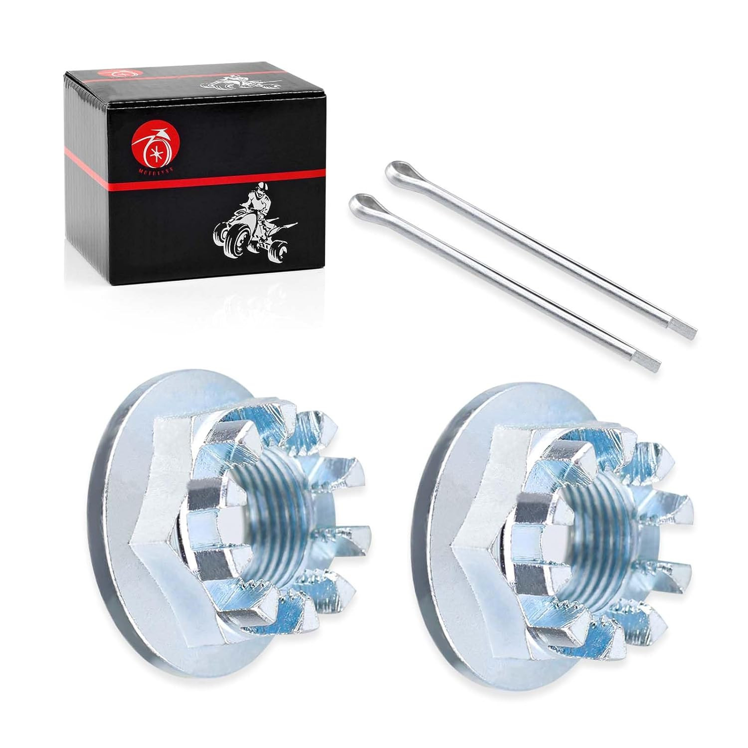 2Pcs Rear Axle Castle Nuts 18Mm for Honda TRX200 SX D TRX250X TRX250EX Fourtrax 2Pcs Rear Axle Castle Nuts 18Mm for Honda TRX200 SX D TRX250X TRX250EX Fourtrax