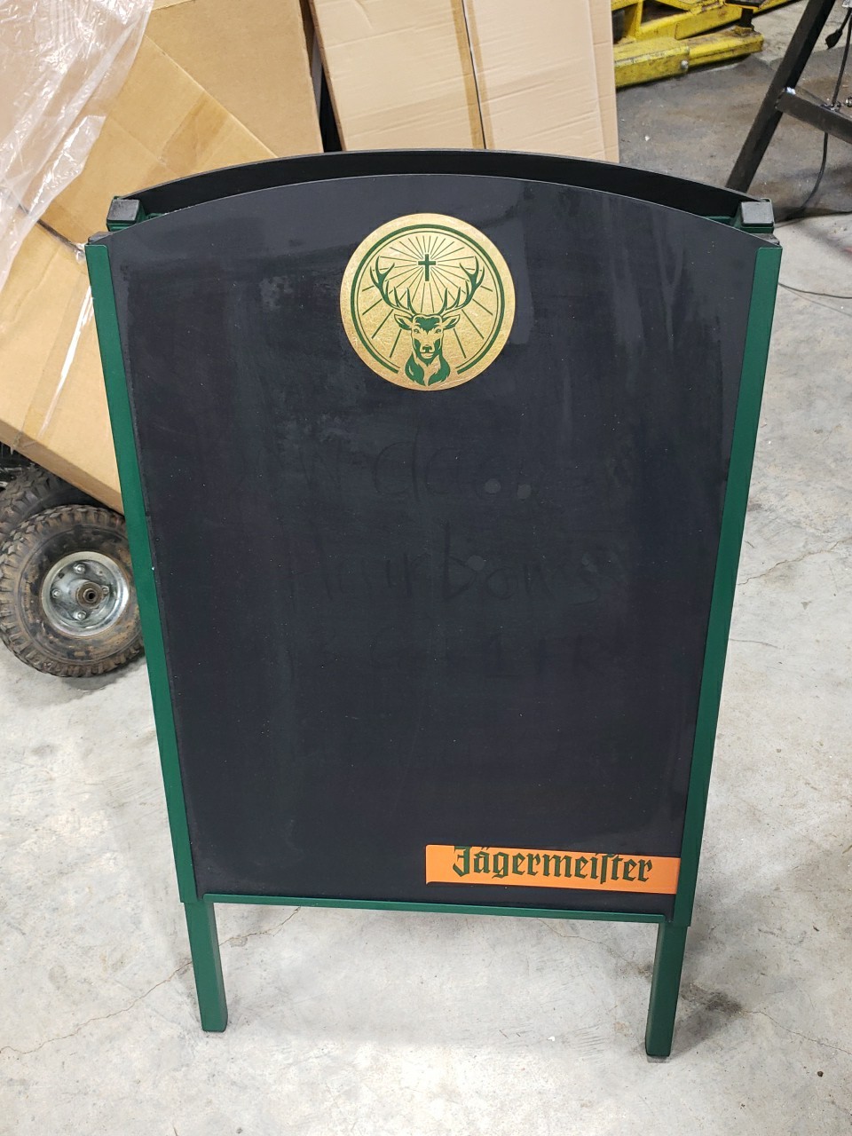 Jagermeister A Frame ChalkBoard Easel Sign 21