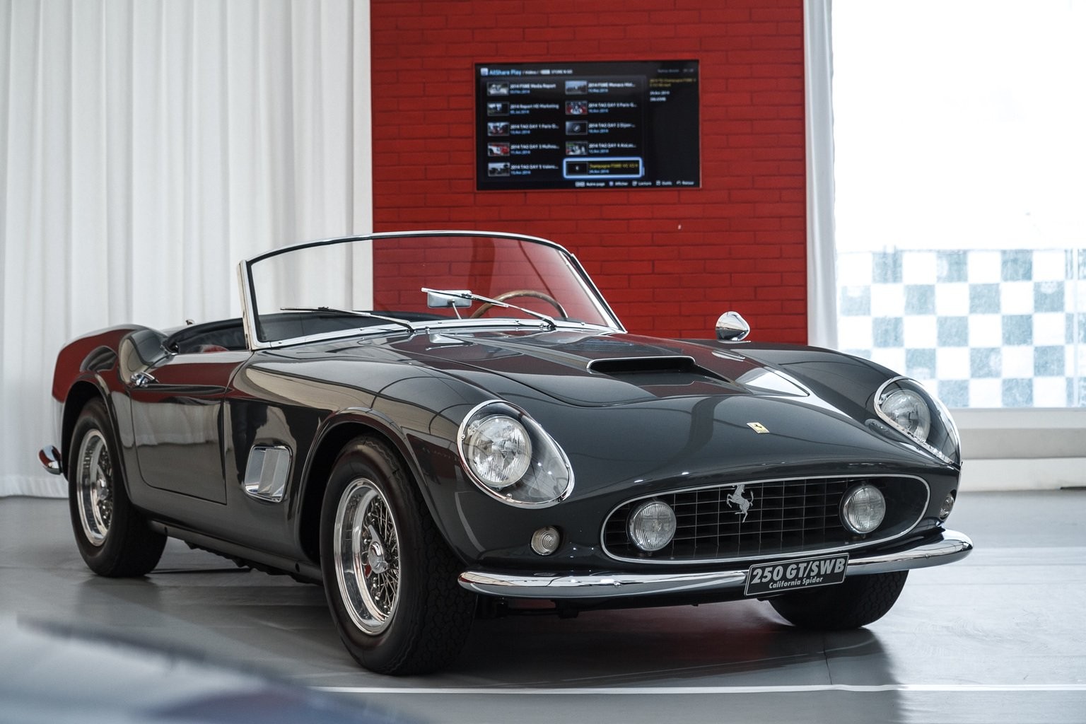 Cars 1960 ferrari 250 california swb spyder classic Art Print Poster 11x17