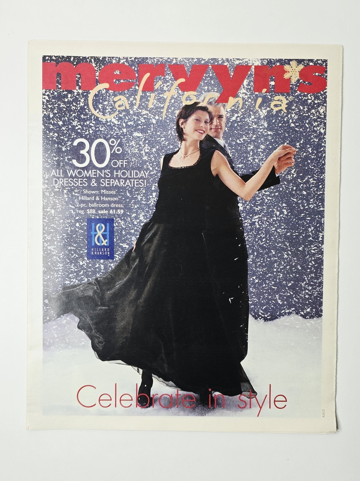 1999 Mervyn's Holiday Celebrate Style Newspaper Circular 32 Pages Vintage 1999 Mervyn's Holiday Celebrate Style Newspaper Circular 32 Pages Vintage