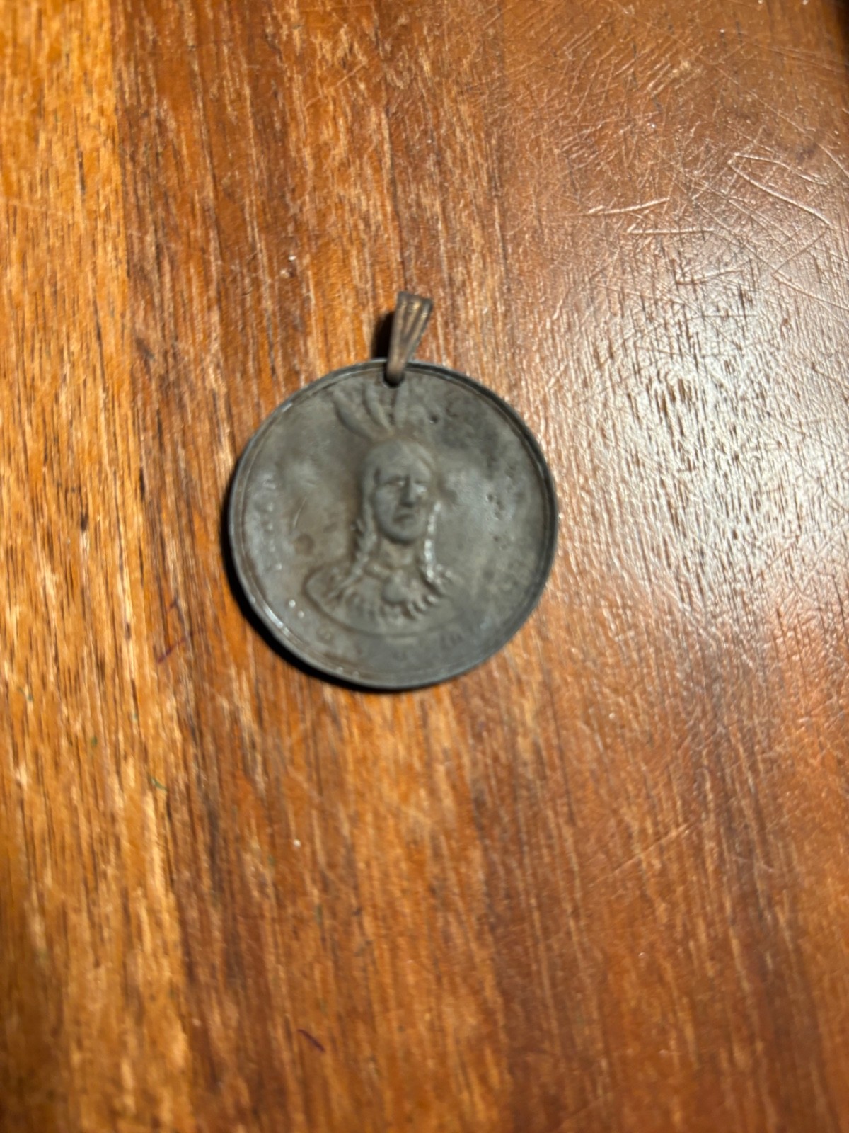Indian Peace Medal English 1700s Native American Peace Medal; original and rare