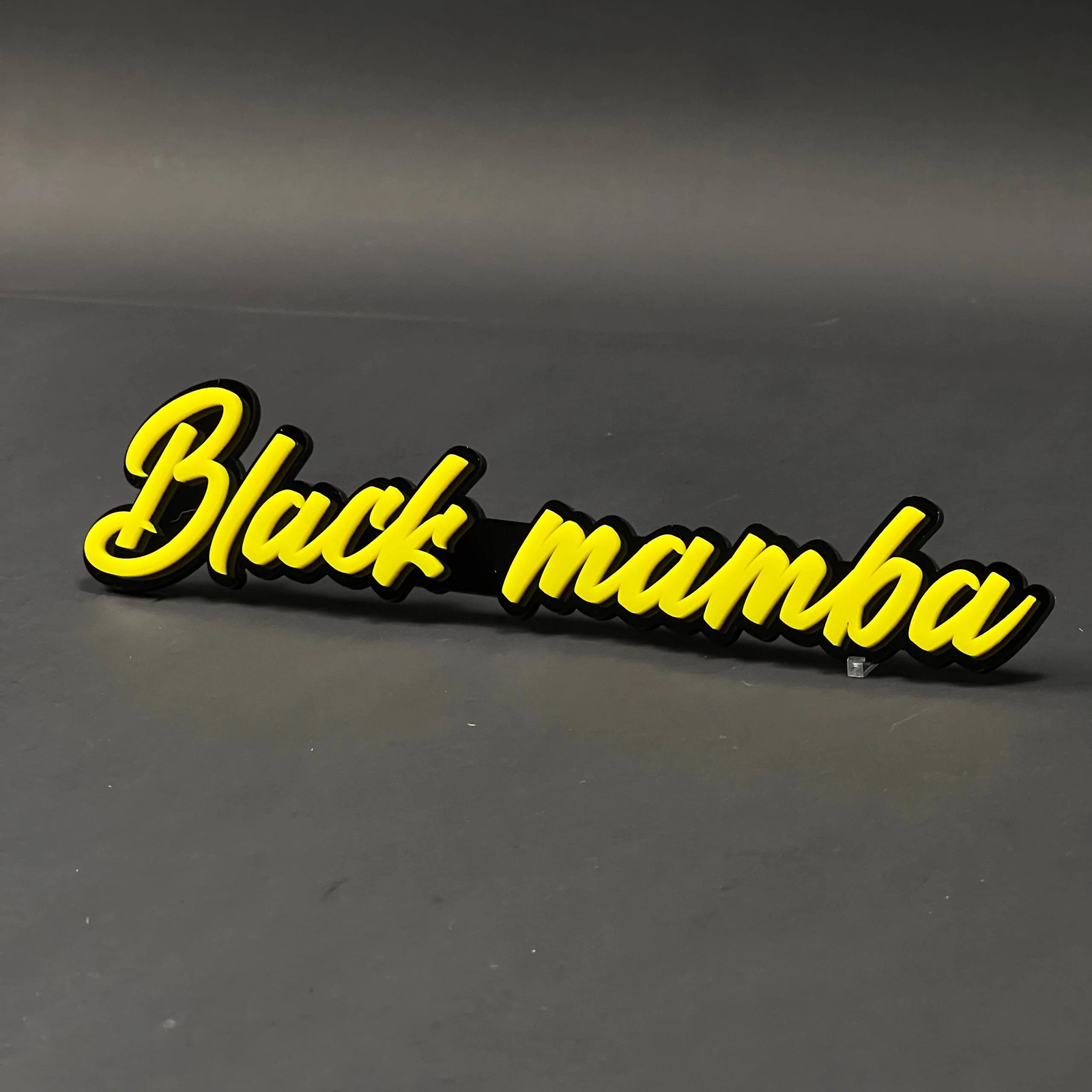 1PC Black mamba 3D Acrylic Badge - Car Truck Emblem Fender Sticker 1PC Black mamba 3D Acrylic Badge - Car Truck Emblem Fender Sticker