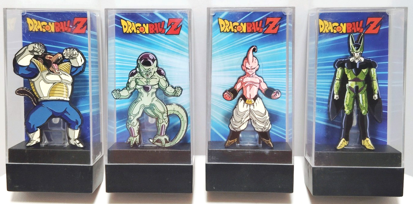 FiGPiN Dragon Ball Z Complete Set #229 #230 #232 #233 Hard Enamel Pin Lot New