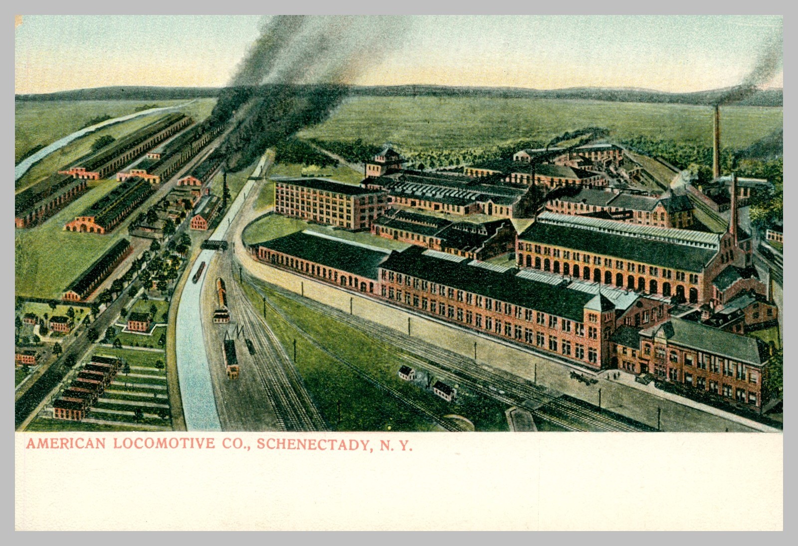 American Locomotive Co. Schenectady, N.Y. Unposted Postcard