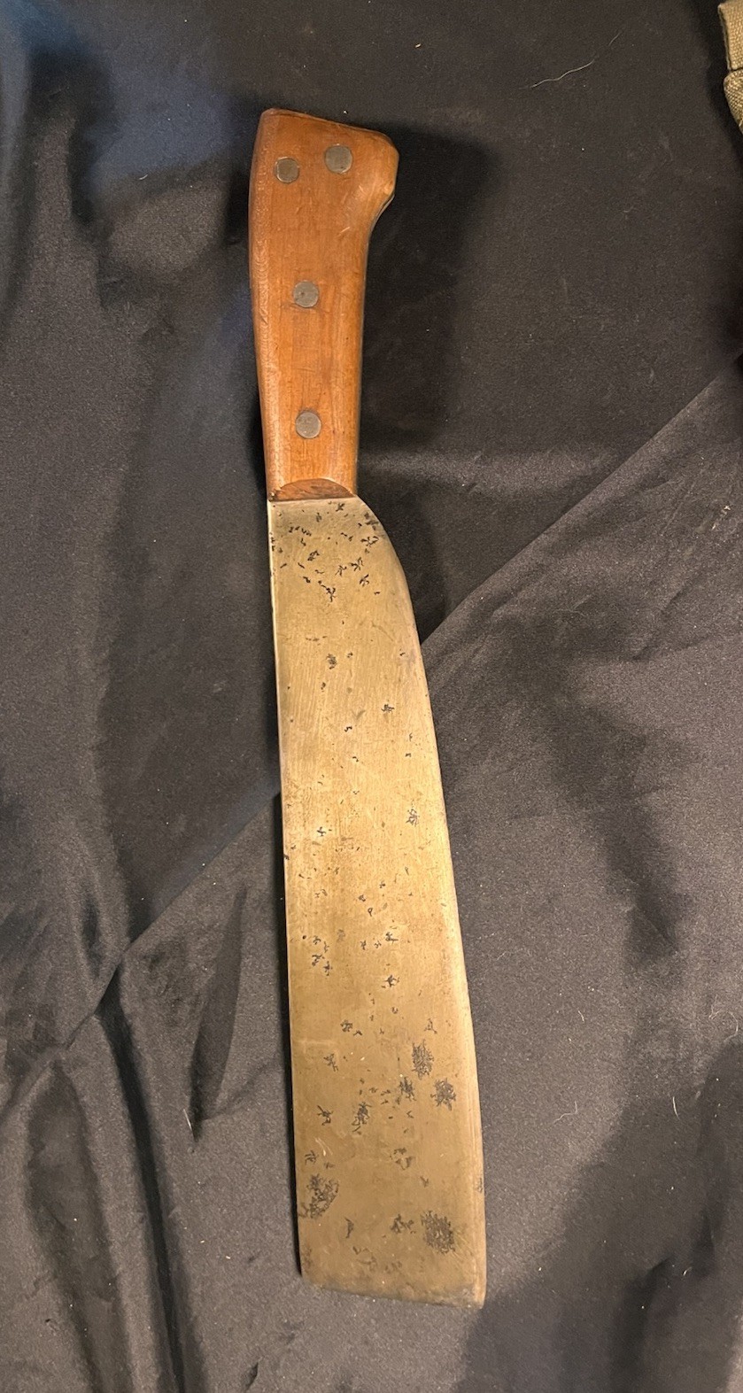 RARE COLLINS 1001 MACHETE BOLO SQUARE TIP KNIFE