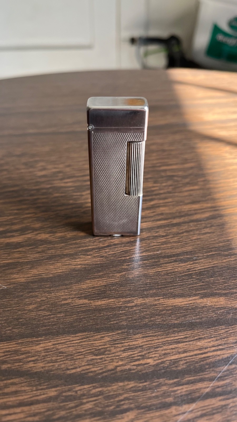 Dunhill Standard Rollalite petrol pocket lighter Pat. 21202108