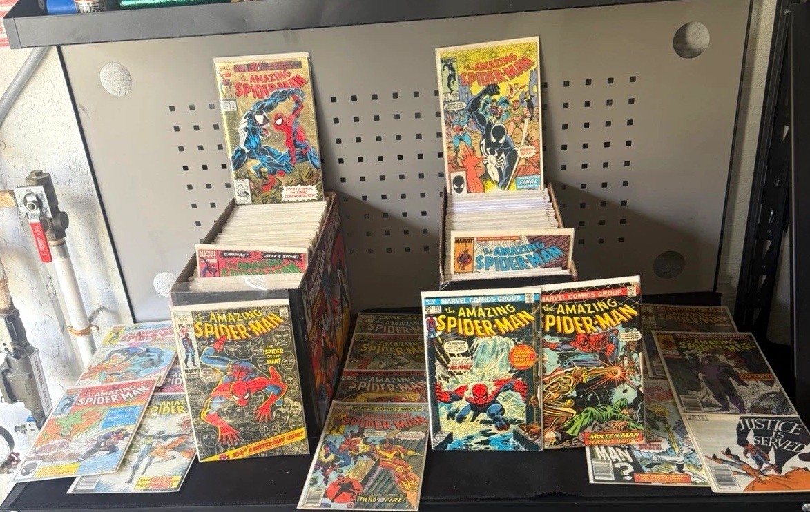 marvel the amazing spider-man comic issue 100-650+ mix lot : 370+ total books