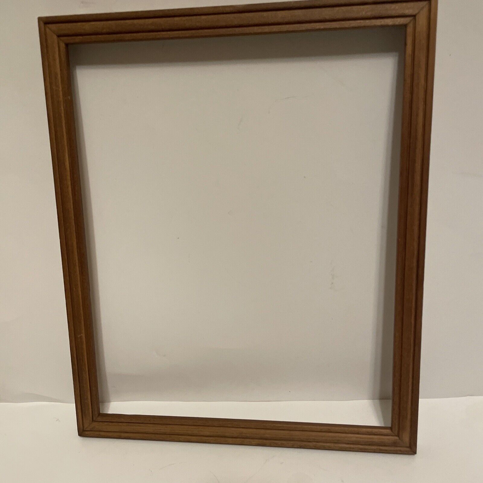 Wood Frame With Liner 17.5x 14.5 Fits 15”x13” EUC