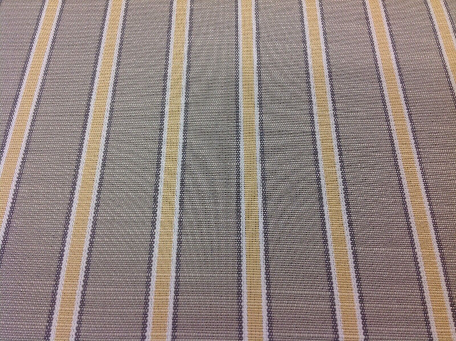 Clarence House Outdoor Upholstery Fabric Sans Souci Stripe/Yellow (34753-2) 7.1Y