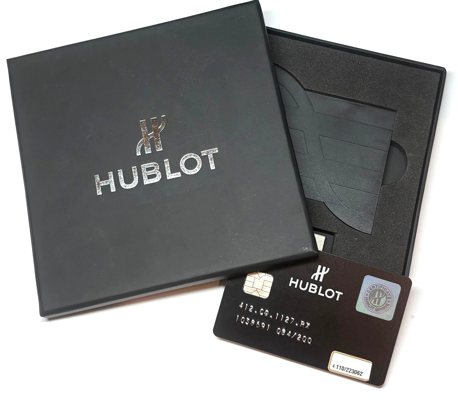 Hublot 412.CQ.1127.RX Big Bang Unico FIFA Warranty Guarantee w/ USB Card Reader