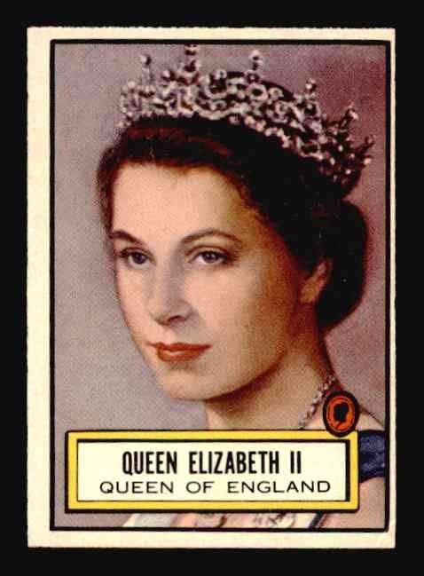 1952 Topps Look ‘n See #104 Queen Elizabeth The 2nd - VG-EX