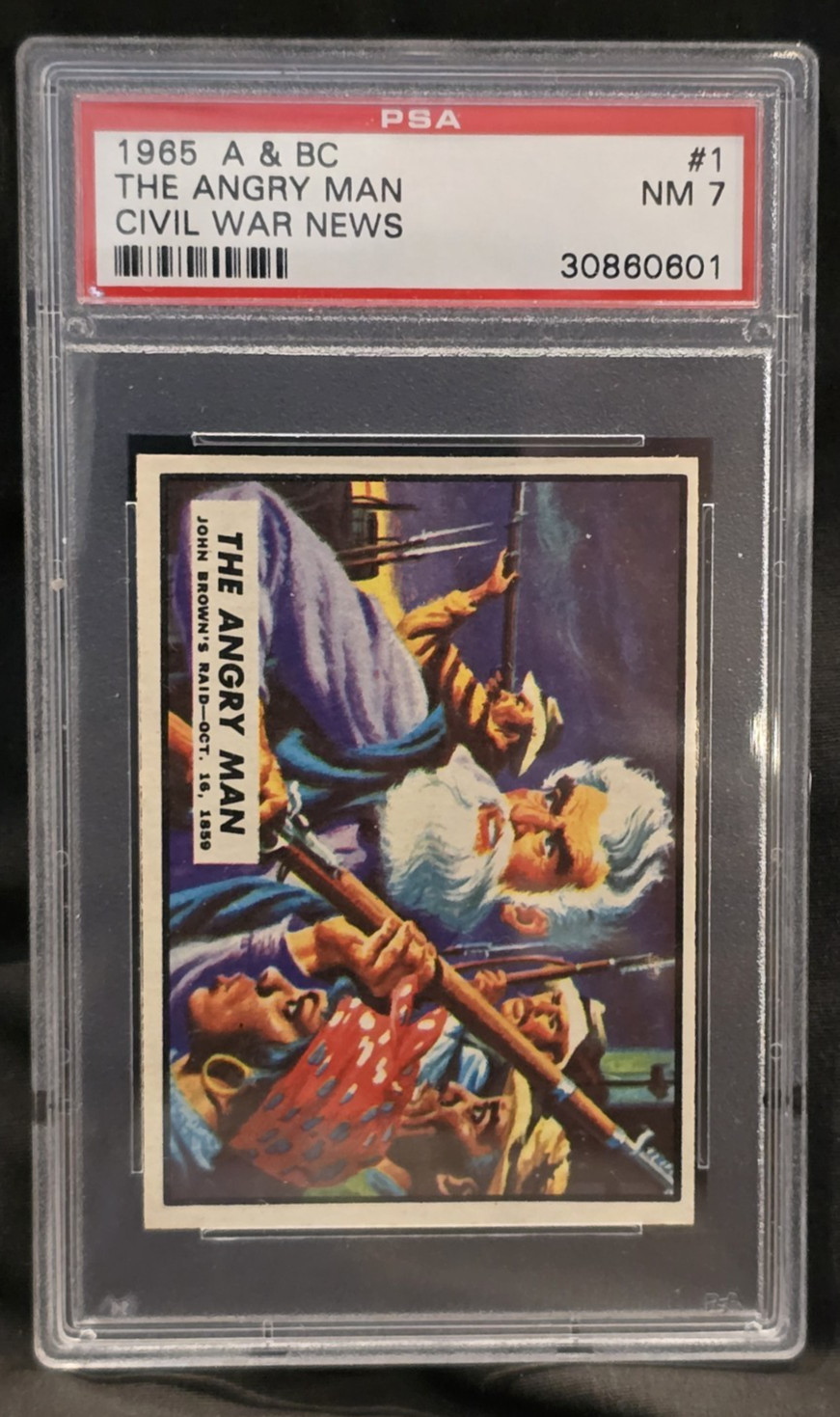 1965 A&BC CIVIL WAR NEWS, #1, THE ANGRY MAN, (PSA 7) 1965 A&BC CIVIL WAR NEWS, #1, THE ANGRY MAN, (PSA 7)
