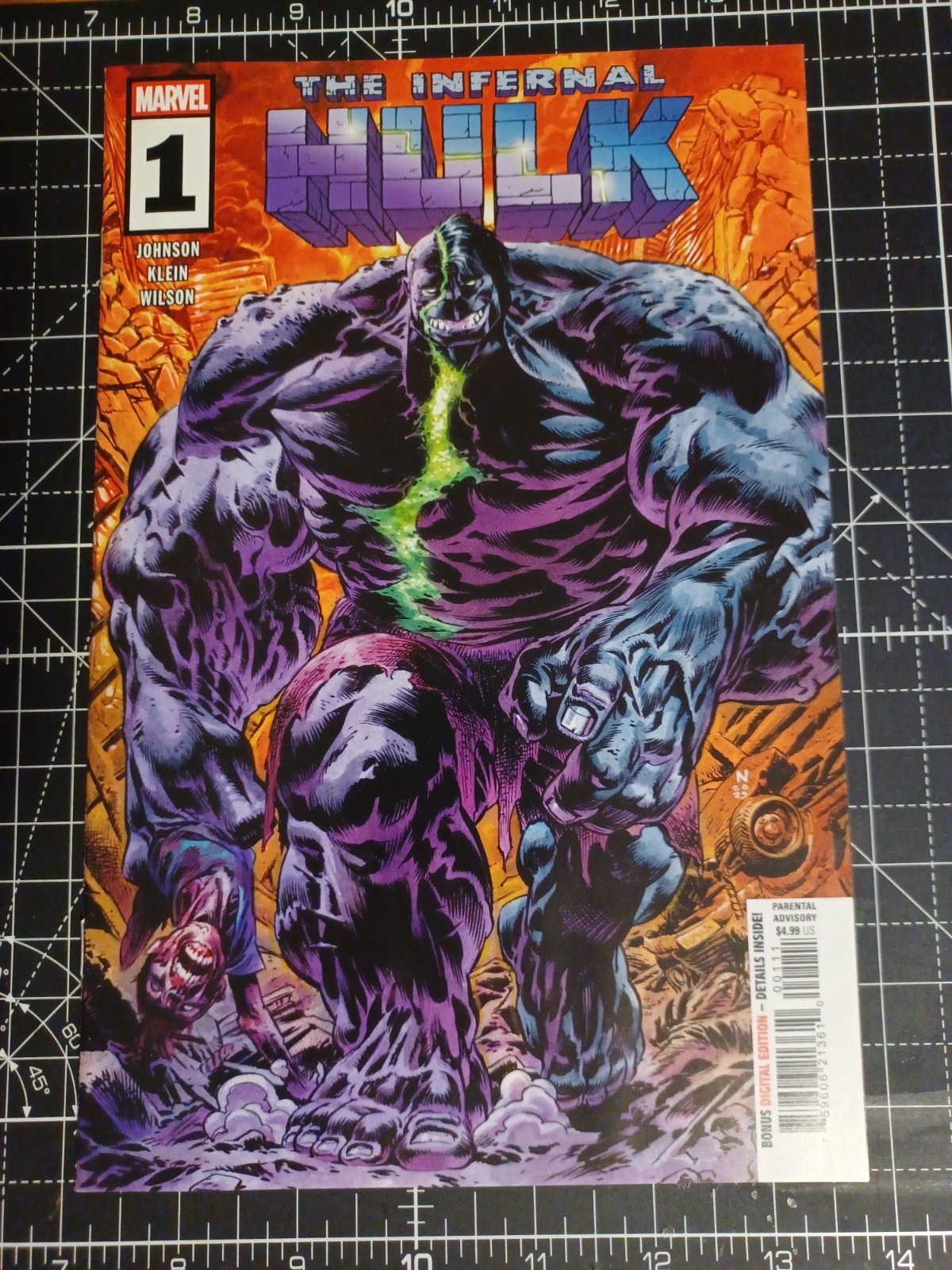 INFERNAL HULK #1 FIRST PRINT / JOHNSON / KLEIN / MARVEL COMICS 2025
