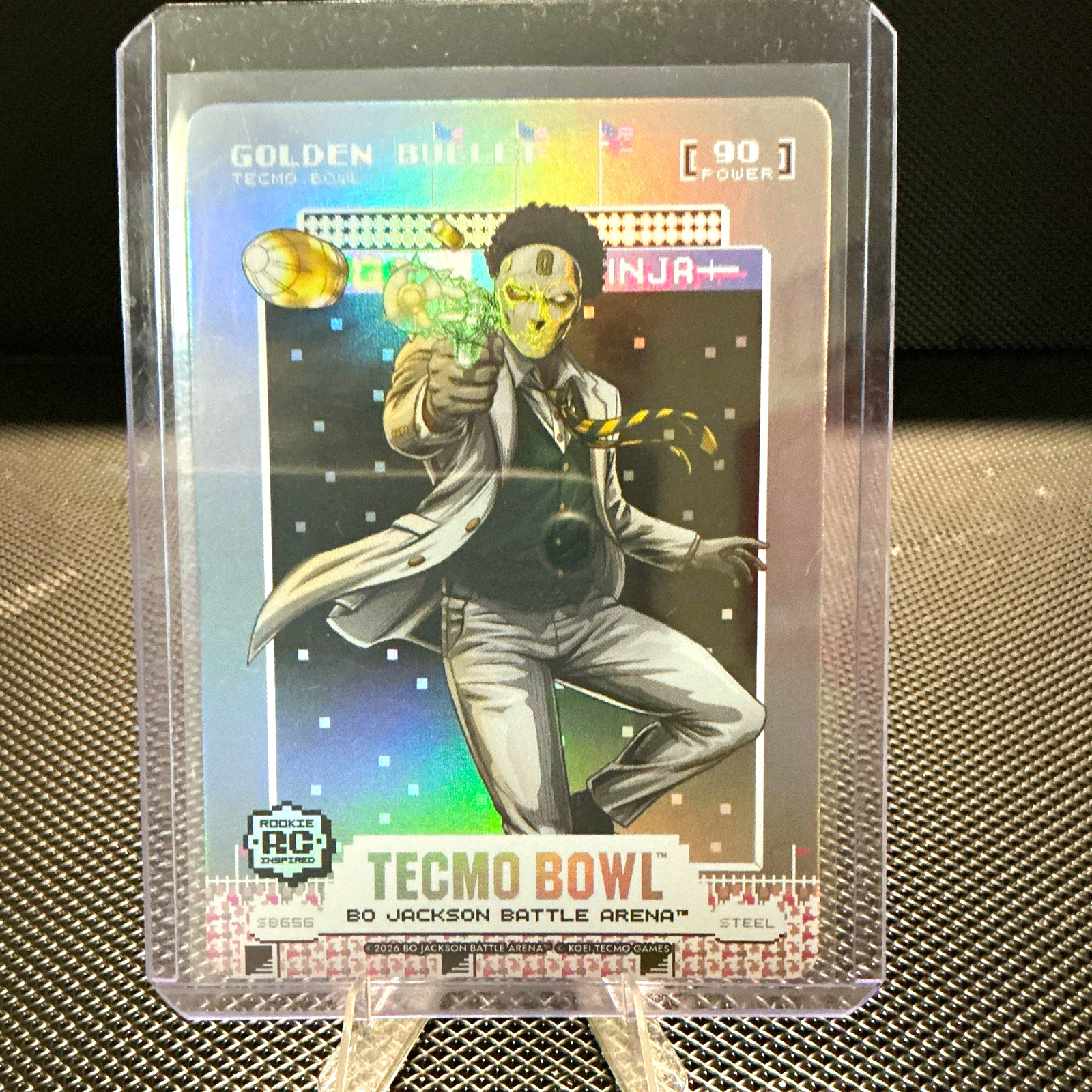2026 Tecmo Bowl Bo Jackson Battle Arena 1st Edition Steel RC and Vet  8 Card Lot
