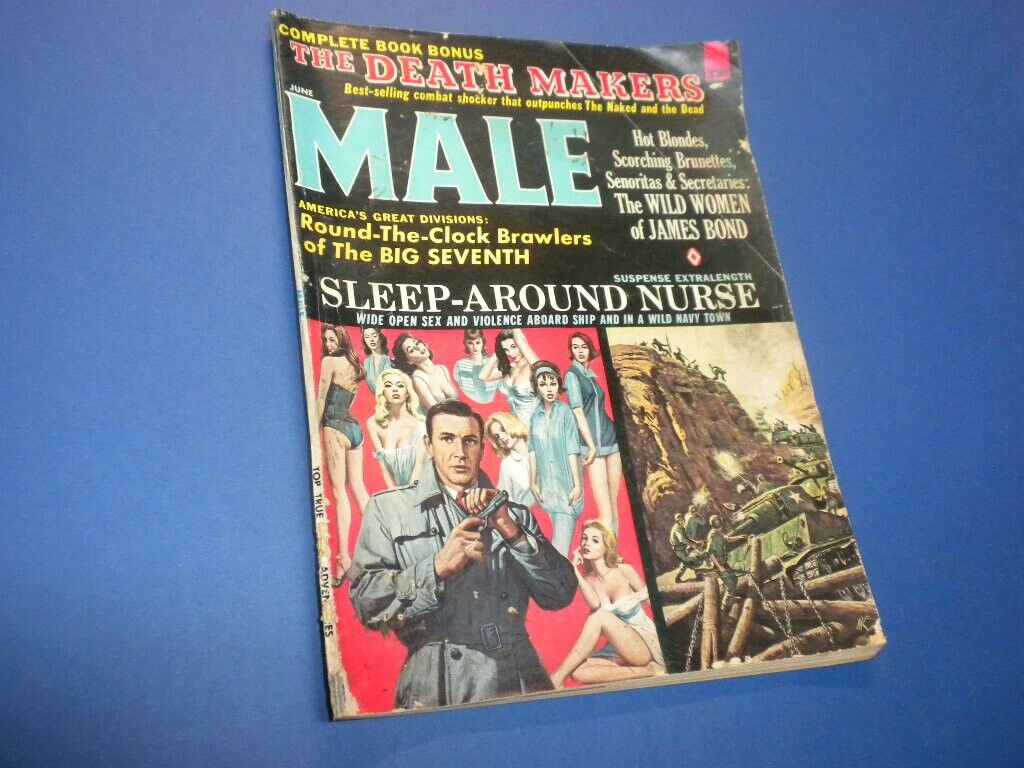 MALE  - 1965 JUNE - men's magazine war