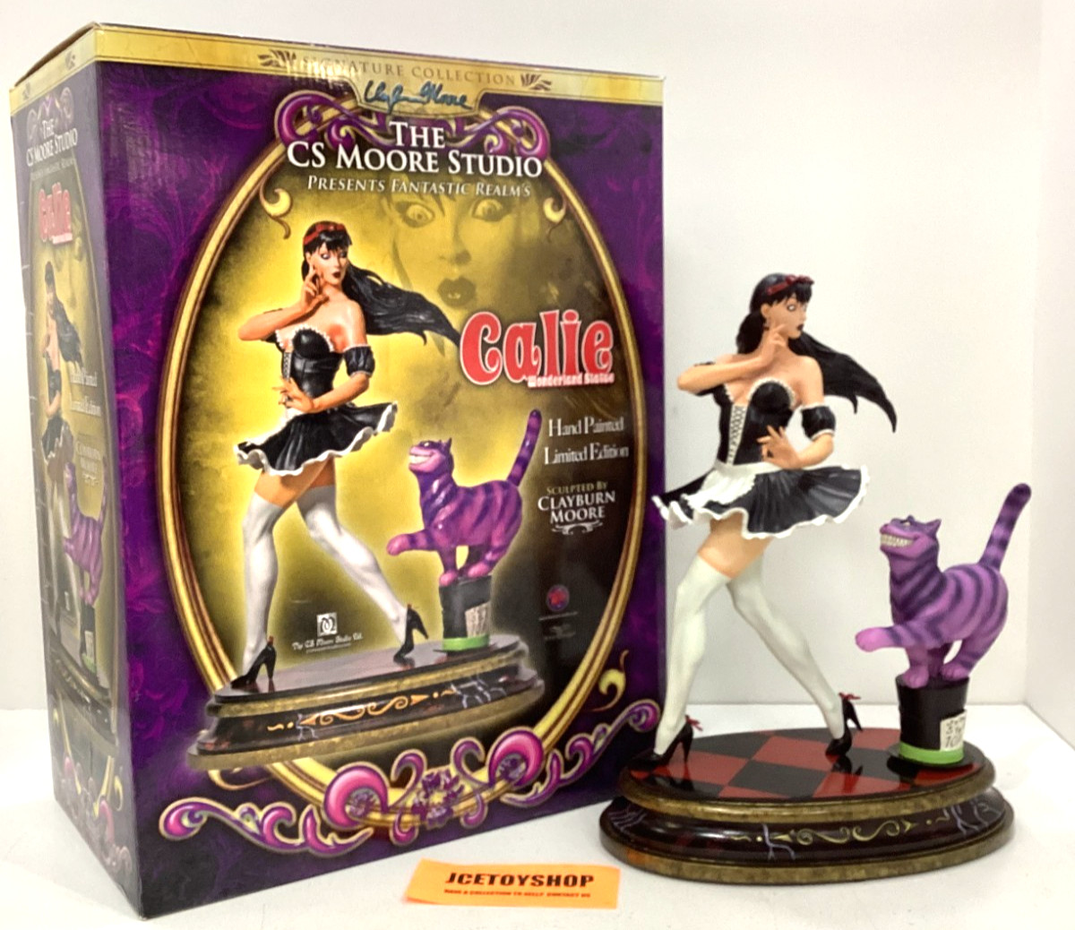 CS MOORE STUDIO CALIE IN WONDERLAND HAND PAINTED FANTASTIC REALMS 867/1200 MIB