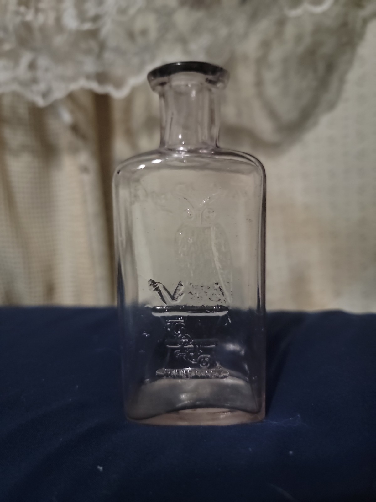 The Owl Drug Co. Glass Bottle Vintage Very Nice.