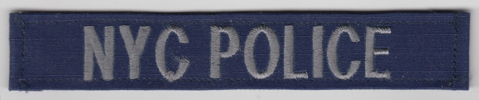 Vintage NYC Police Tab Tape Patch Insignia Hook & Loop New York City NYPD Vintage NYC Police Tab Tape Patch Insignia Hook & Loop New York City NYPD
